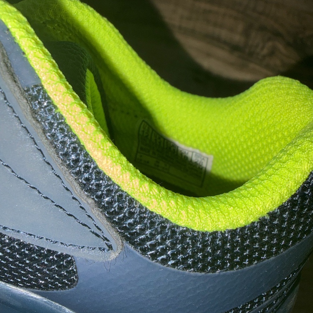 Skechers Navy Neon Green No Tie Athletic Sneakers Boys 12 Running Play - Picture 6 of 6